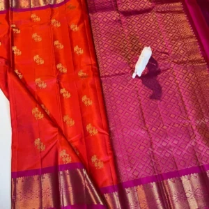 Kanchi Pattu Equal Border Saree