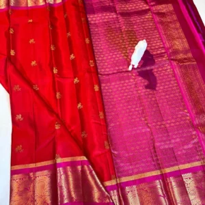 Kanchi Pattu Equal Border Saree