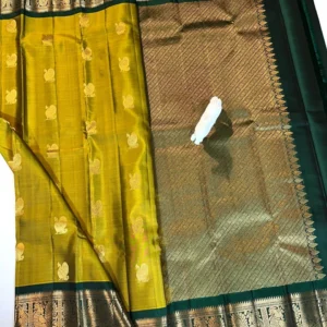 Kanchi Pattu Equal Border Saree