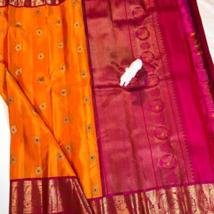 Kanchi Pattu Equal Border Saree