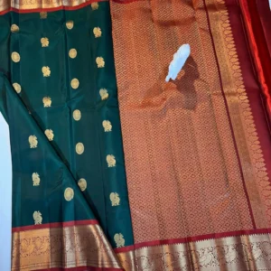 Kanchi Pattu Equal Border Saree
