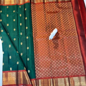 Kanchi Pattu Equal Border Saree